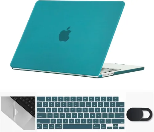 Miniatura 30 de Se7enline Compatible con MacBook Air 2024 de 15 pulgadas M4 M3 M2 A2941/A3114/A3241 Funda rígida para laptop Mac Air 15.3, cubierta protectora