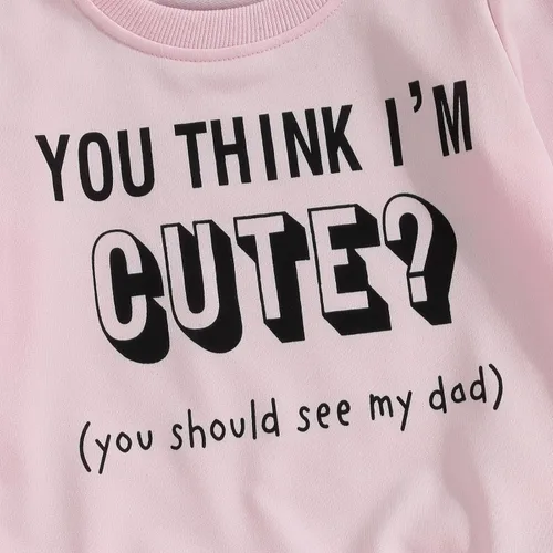 Miniatura 64 de Mandizy Conjunto de ropa de otoño para bebé niña pequeña, sudadera de manga larga con estampado de letras bendecidas, pantalones de camuflaje