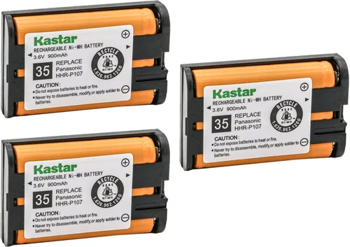 Miniatura 6 de Kastar Paquete de 1 batería de repuesto HHR-P107A para Panasonic KX-TGA600 KXTGA600 KX-TGA600B KXTGA600B KX-TGA600M KXTGA600M KX-TGA600S KX-TGA600S