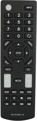 Miniatura 9 de Mando a distancia de repuesto NS-RC4NA-18 para Insignia TV NS-32D311NA17 NS-40D420NA18 NS-49D420NA18 NS-55D420NA18 NS-39D310NA17 NS-50D510NA17