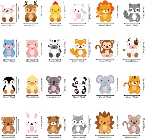Miniatura 4 de INFUNLY Juego de Troqueles de Corte para Animales DIY Troqueles de Metal para Hacer Tarjetas Pequeños Troqueles en Relieve para Álbum de Recortes