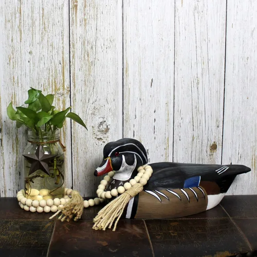 Miniatura 3 de CVHOMEDECO. Guirnalda de cuentas de madera con borlas, estilo rústico de granja, cadena de cuentas de oración para colgar en la pared, acento