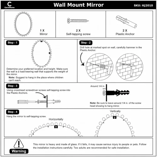 Miniatura 9 de Espejo ovalado de pared de 24 x 36 pulgadas con vidrio biselado, marco de bola de cuentas de oro antiguo, espejo de pared colgante vertical