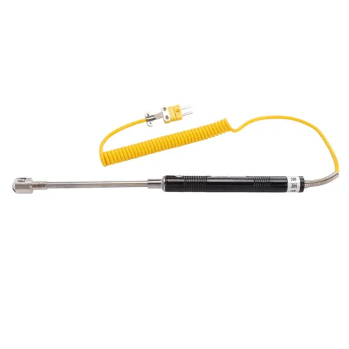 Miniatura 8 de Sensor de temperatura de termopar tipo K con funda de acero inoxidable y mango aislado Medición precisa de -58.0 °F a 932.0 °F para monitoreo