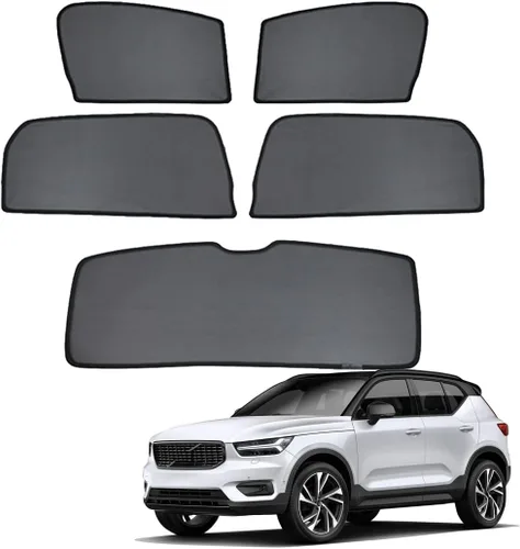 ZJIEX Parasol para ventana lateral de automóvil para niños, para XC40 2018-2023, cortina magnética con protección solar UV, accesorios de automóvil,
