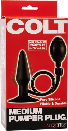 Miniatura 5 de CalExotics Novelties Colt - Enchufe de bombeo mediano, color negro
