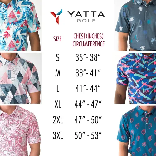 Miniatura 2 de YATTA GOLF Standout Performance - Polos de golf para hombre
