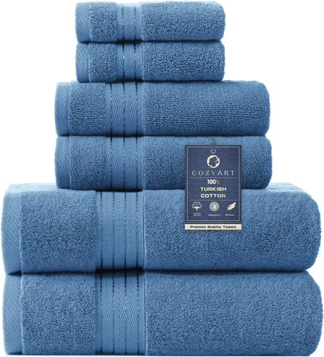 Miniatura 48 de COZYART - Juego de 3 toallas de baño de algodón, color naranja quemado, grandes y gruesas, 19.17 oz/yd², incluye 1 toalla de baño, 1 toalla de mano