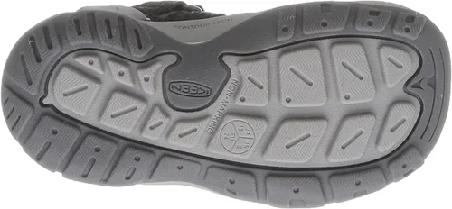 Miniatura 4 de KEEN Tenis cómodos unisex para niños Steel GreySafety Orange