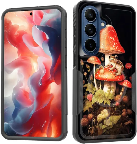 Miniatura 39 de Funda magnética para Galaxy A16 5G, [compatible con MagSafe] [protección contra caídas de grado militar] Funda resistente a prueba de golpes