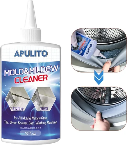 APULITO Gel limpiador de hogar para ducha, baño, azulejos, fregadero, cocina, 10 onzas líquidas (paquete de 1)