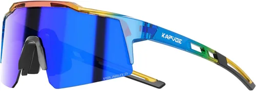 Miniatura 10 de KAPVOE Youth Polarized Sports Sunglasses Kids Baseball Softball Cycling Glasses UV400 Protection for Boys Girls Age 6-12