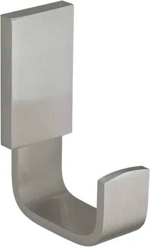BESy Ganchos individuales para toallas para baño, cocina, garaje, estilo cuadrado, ganchos para bata y sombrero, montaje en pared con tornillos,