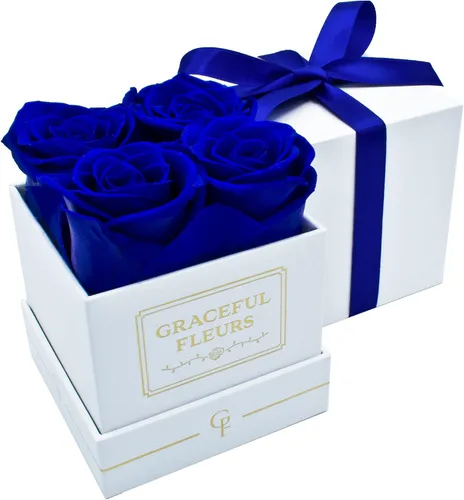 Miniatura 8 de Graceful Fleurs - Rosas reales de larga duración en una caja durante años, flores frescas preservadas para siempre para cumpleaños, Día de la Madre
