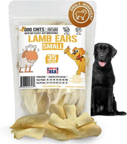 Miniatura 13 de Dog Chits Orejas de vaca para perros – Golosinas para perros totalmente naturales con orejas de vaca y masticables de entrenamiento – Alto