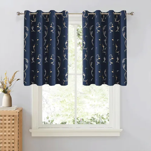 Miniatura 69 de BUHUA Cortinas Opacas de 63 Pulgadas de Largo, 2 Paneles con Aislamiento Térmico, Tratamiento de Ventana para Dormitorio, Cortinas Oscurecedoras