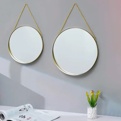 Miniatura 4 de Uonlytech Imágenes de estilo nórdico del espejo montado en la pared del maquillaje de la decoración del espejo para la vanidad