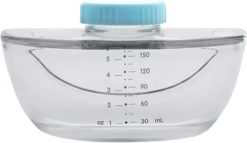 Miniatura 7 de Zomee Botella de colección a prueba de fugas, 7 onzas, para extractor de leche portátil Zomee Fit para madres lactantes y lactantes, contenedor
