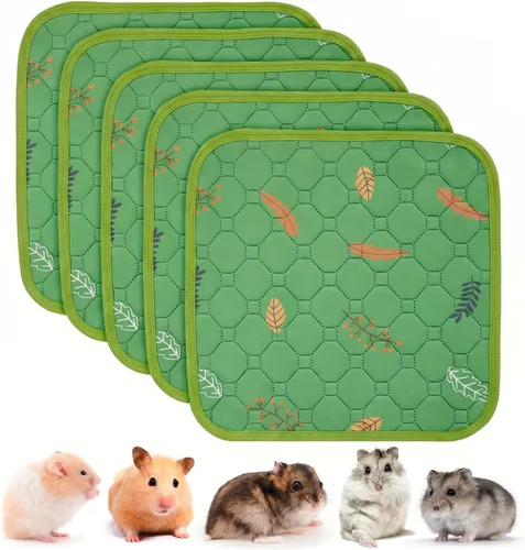 Miniatura 28 de Sunheir - Almohadillas lavables reutilizables orina de cobayas, forros impermeables absorbentes para jaulas cobayas conejos conejillos de indias