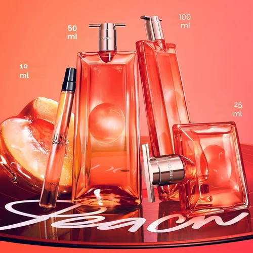 Miniatura 3 de Lancôme Idôle Peach 'N Roses Eau de Parfum - Melocotón jugoso, bayas rojas brillantes y rosa aterciopelada, perfume floral afrutado, aroma diario