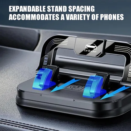 Miniatura 4 de Soporte de Teléfono para Automóvil Nuevo 2026 Rotación de 360 Grados Adecuado para Navegación del Automóvil en Tablero de Instrumentos del Coche