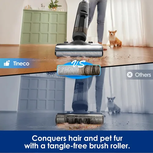 Miniatura 15 de Tineco Floor ONE S7 PRO Aspiradora Inalámbrica Húmeda y Seca, Trapeador Limpiador de Pisos Inteligente para Pisos Duros, Largo Tiempo