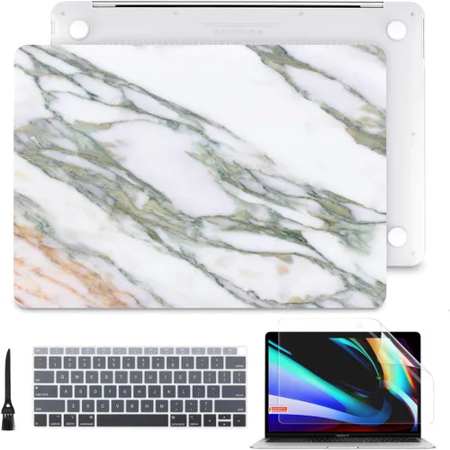 Miniatura 29 de Batianda - Carcasa rígida protectora de plástico transparente y mate para MacBook Pro (2019, 2018, 2017, 2016) de 13 pulgadas, modelo A2159, A1989