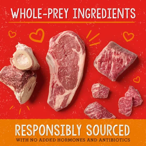 Miniatura 5 de Stella & Chewy's Alimento Crudo Liofilizado para Perros para la Salud Digestiva - Bocados de Cena de Carne de Res Alimentada con Pasto - Solución