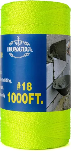 Miniatura 13 de HONGDA Cuerda de nailon, cuerda de nailon trenzado #18 de 250 pies, perfecta para trabajos de mampostería y para el diseño de construcción general