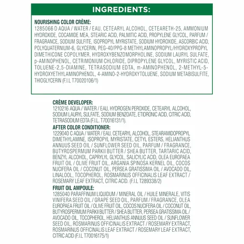 Miniatura 10 de Garnier Nutrisse - Tinte en crema nutritiva para el cabello, 53 castaño dorado medio (castaño), tinte permanente para el cabello, 2