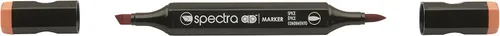 Miniatura 4 de AD Marker Chartpak Spectra, Tri-Nib y cepillo de doble punta, antiguo, 1 cada uno (S069AD)