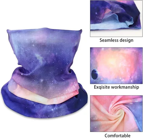 Miniatura 2 de GUIFIER Máscara facial bandanas para el cuello, bufanda mágica para el polvo, el sol, el viento