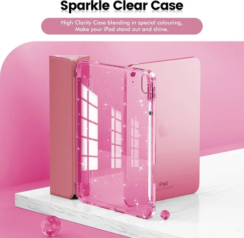 Miniatura 3 de INFILAND Funda compatible con iPad A16 de 11ª generación de 11 pulgadas 2025, funda para iPad de 10ª generación de 10.9 pulgadas, cubierta con Flor