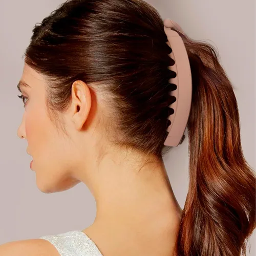 Miniatura 6 de 3 pinzas para el pelo de plátano para mujer, horquilla clásica de doble peine, accesorios antideslizantes para cabello grueso, fino, largo, corto
