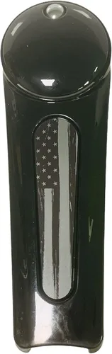 Miniatura 2 de Kustom Cycle Parts ¡Inserción de tablero premium aftermarket en bandera americana negra y gris! Se ajusta a Harley Davidson 2008-2020 Street Glides