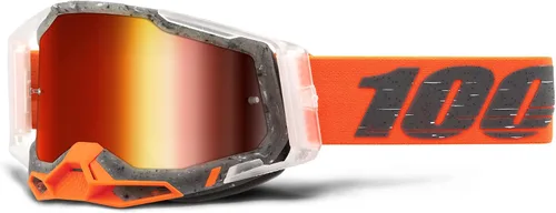 Miniatura 3 de 100% Racecraft 2 Gafas para ciclismo de montaña y motocross - Protección para los ojos para carreras de MX y MTB (Schrute - Lente roja espejo)