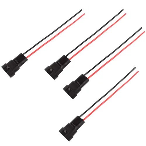 Miniatura 5 de Winka 9005/9006/H10 Adaptador macho Arnés de cableado Enchufes Conector precableado Enchufe Enchufe para Luz antiniebla de Coche