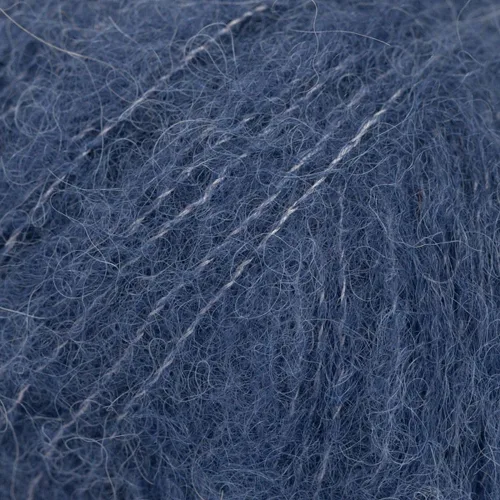 Miniatura 27 de Hilo Superfino Esponjoso de Alpaca y Seda, Drops Brushed Alpaca Silk, Ligero y Cálido 0.9 oz 153 Yardas por Ovillo (27 Rainforest Dew)