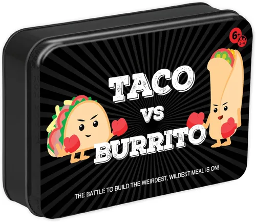 Miniatura 9 de Taco vs Burrito - El Juego de Cartas Sorprendentemente Estratégico y Extremadamente Popular Creado por un Niño de 7 Años - 5 Maneras de Jugar - Un