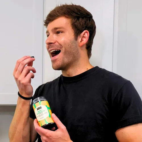 Miniatura 9 de JUGO Energy + SUPERFOODS - Gomitas de vitamina B12 con col rizada y súper verdes, gomitas energéticas sin cafeína, aptas para vegetarianos, sin