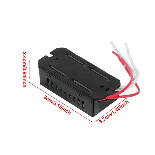 Miniatura 4 de Transformador electrónico de 80 vatios de salida máxima de 110 voltios/transformador de salida de 12 voltios