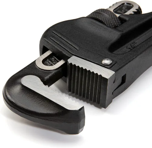 Miniatura 2 de Steelman 60877 Llave de tubo de mango recto de aluminio fundido de 14 pulgadas Negro; plata