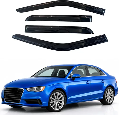 Miniatura 23 de Visor para ventana IG para Hyundai Venue 2020-2023, protector contra la lluvia, adhesivo extra duradero, deflector de viento para lado