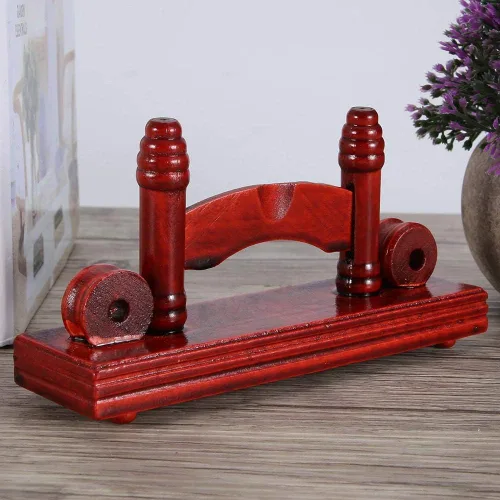 Miniatura 5 de AUNMAS Soporte de exhibición decorativo plegable para ventiladores, práctico chino, para decoración de escritorio de oficina en casa (solo soporte)