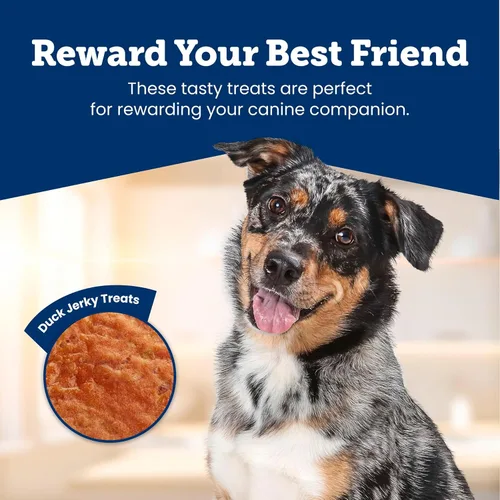 Miniatura 5 de Blue Buffalo True Chews Premium Jerky Cuts - Golosinas para perros, fabricadas en los Estados Unidos con ingredientes naturales, pollo y pato, bolsa