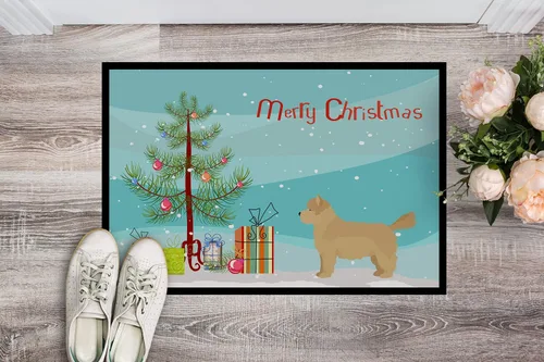 Miniatura 183 de Caroline's Treasures CK3799MAT Akita Shepherd - Tapete de árbol de Navidad de 18 x 27 pulgadas, tapete para puerta delantera, interior y exterior