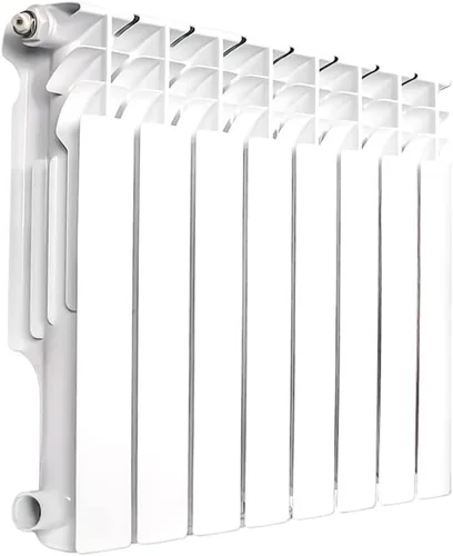 Miniatura 5 de Calentador de Radiador de Pared Montado en la Pared AB con 6 Paneles, Radiador de Agua Caliente de Aluminio Ligero para Cocina, Dormitorio
