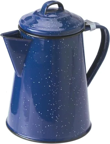 GSI Outdoors Cafetera esmaltada para almacenar café caliente, té para campamento y granja, 8 tazas