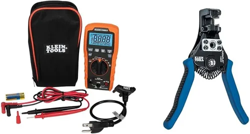 Miniatura 14 de Klein Tools ET270 Multiprobador digital de rango automático, AC/DC, resistencia y kit de herramientas de búsqueda de disyuntores 80016
