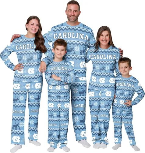 Miniatura 6 de FOCO - Conjunto de pijama familiar a juego con estampado llamativo del equipo de la NCAA, para unisex-adulto
